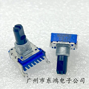 1 KS Japonsko RK14 7-pin otočný Potenciometer 502RD s podporou dĺžka hriadeľa 15 mm