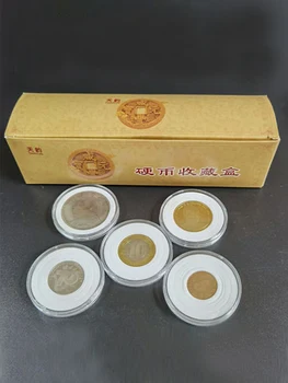 20Pcs Univerzálny Rotačný Mince Kapsule Jasné Úložný Box s Nastaviteľnou Tesnenie pre Chanllenge Zberu Mince Držiteľa Organizátor