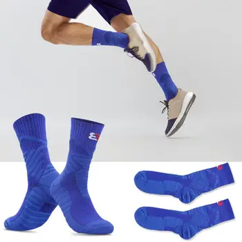 1 Pár Basketbal Ponožky Dobrú Priedušnosť a Vysoká Pružnosť Non-slip Tlmenie Vibrácií Športy, Basketbal Dlhé Ponožky Pre Šport