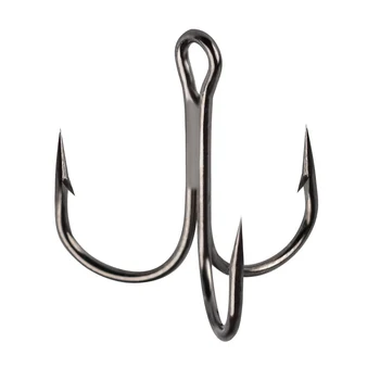 10pcs Rybárske Háčiky Triple Hook Veľkosť 3/0-12# Ukotvenia Háčika Ostnatým Výšok Háčik Vysoko Uhlíkovej Ocele Rybárske Náčinie