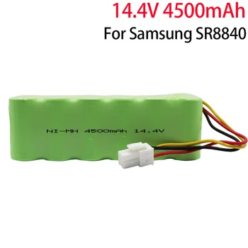 14,4 V 4500mAh NI-MH kontakty batérie pre Samsung NaviBot SR8F30 SR8840 SR8845 SR8855 SR8895 VCR8845 Vysávač Nabíjateľná Batéria
