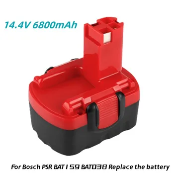 14,4 V Ni-MH 6800mAh Batériu sa vzťahuje na Bosch PSR BAT159 BAT038 BAT040 BAT041 BAT140 2607335685 2607335533