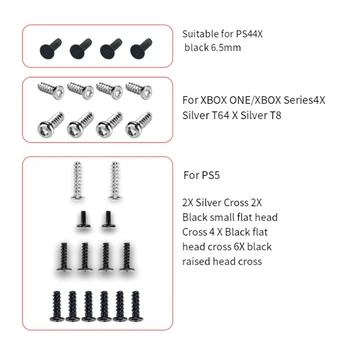 1Set Náhradné Príslušenstvo Pre PS4 PS5 JEDNEJ Série X S Rukoväť Opravy S Cross T6T8 Skrutku Nastaviť Rukoväť Repair Tool