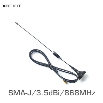2 ks/Veľa 868MHz Uhf Bulík Antény 3.5 dBi High Gain TX868-XPL-100 SMA Male Omnidirection Wifi Antény Bezdrôtového Modulu