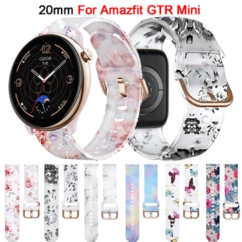 20 mm Silikónové Popruh Pre Amazfit GTR Mini/42mm Šport Náramok GTS 4 2 Mini Smartwatch Watchband Mäkké Nahradenie Náramok Correa