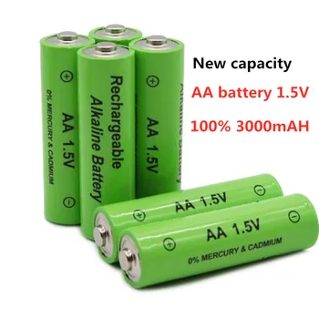 2021 Nové AA batéria 3000 mAh Nabíjateľná batéria NI-MH 1,5 V AA batéria pre Hodiny, myši, počítačov, hračiek, takže na+doprava zadarmo