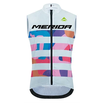 2023 Merida Lete Mens Anti-UV Cyklistické Tričká Nové Cyklistické Oblečenie Priedušná bez Rukávov Cyklistická Vesta Ropa Ciclismo