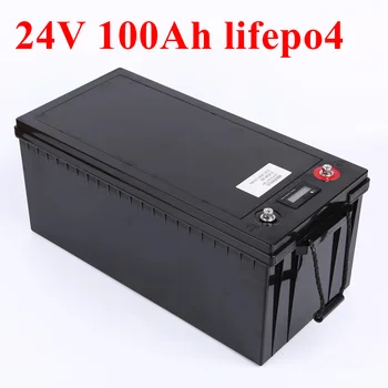 24V 100Ah 200Ah Lifepo4 batérie 100A BMS pre 2400W, RV solárny fotovoltaický Systém Caravan surf jet power skladovanie+ 10A Nabíjačky