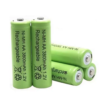 3800mah aa 1.2 V, Batéria ni-mh dobíjacie batérie hračka na diaľkové ovládanie nabíjateľné batérie aa 1.2 V 3800mAh batérie