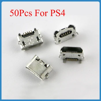 50Pcs Pre PS4 Micro USB Nabíjací Port Konektor Pre Sony PlayStation 4 PS4 Dualshock Bezdrôtový Konektor, Porty Hra Výmeny Dielcov