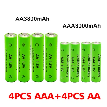 AA + AAA Nabíjateľné AA 1,5 V 3800mAh / 1,5 V AAA 3000mah Alkalické Batérie Baterka Hračky, Hodinky, MP3 Prehrávač Nahradiť Ni-Mh Batérie