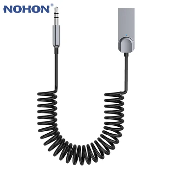 Aux Adaptér Bluetooth Audio Kábel Pre Autá, USB, Bluetooth, 3,5 mm Konektory Prijímač Vysielač Hudby Reproduktory Dongle Handfree