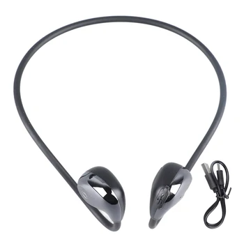 Bezdrôtové Slúchadlá Otvorené uši vzdušné Vedenie Vodotesné Slúchadlá Typ C Nabíjanie HiFi Zvuk, Perfektné pre Šport