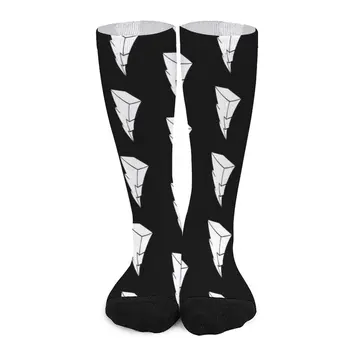 Black Ranger Lightning Symbol Ponožky zábavné ponožky pre Ženy, Mužov zimné ponožky vyhrievané ponožky