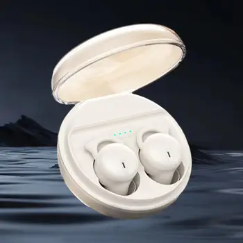 Bluetooth-kompatibilné Slúchadlá Noise Reduction In-ear Spánku Slúchadlá HIFI Zvuk Ergonomické Bezdrôtový Headset, S Nabíjanie Prípade