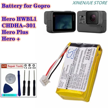Cameron Čínsko Batéria 3.7 V/800mAh PR-062334 pre Gopro Hero HWBL1, CHDHA-301, Hrdina Plus, Hrdina +