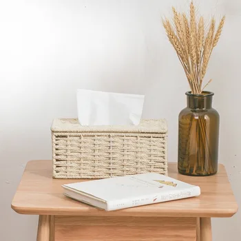 Japonský jednoduché domácnosti obývacej izbe čaj stôl papierové krabice tkaniva box jedlo papier úložný box Spálne, kúpeľňa