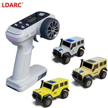 LDARC X43 1:43 Crawler RC Auta Simulácia Full Time 4WD Lezenie Vozidla Hračky Hračky na Diaľkové Ovládanie, RTR RC Rádiom riadené Model