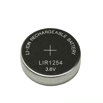 LIR 1254 3.6 V LIR1254 Nabíjateľné Lítiové Batérie Tlačidlo Bunky vstavanú Batériu 1254 Pre TWS Bezdrôtové Slúchadlá Bluetooth CP1254