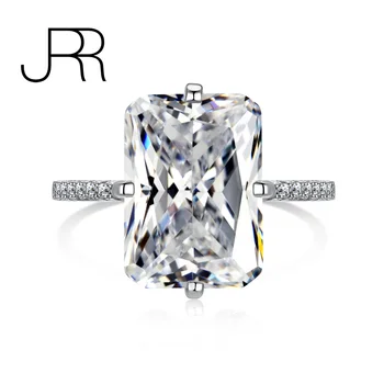 Luxusné Real 925 Sterling Silver 10*14 mm Diamant, Drahokam, Zásnubné Prstene, Svadobné Kapela Svadobné Jemné Šperky Nový Príchod