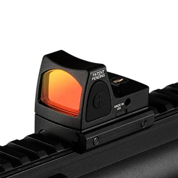Mini RMR Red Dot Sight Collimator Holografické Puška Reflex Pohľad Pištole Glock Hanggun Rozsah Fit 20 mm Weaver Železničnej Airsoft Lov