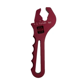Nastaviteľný Kľúč k Kľúča Hliníkové Kľúča Hadice Montáž nástrojov Hliníkové Kľúč AN3-AN16 - Červená