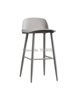 Nordic štýl bar stoličky master design bar stoličky domácnosti, komerčné bar čierne a biele vysoké nohy stolice, žehlička domov pobyt