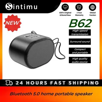 Nové B62 Bluetooth Reproduktorov 5.0 Domáce Prenosné Surround Stereo Podporovať Radio Malý Reproduktor Karty TF Bezdrôtové Handsfree Vonkajší Zvuk