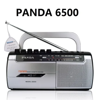 PANDA 6500 FM, AM Radio Nahrávanie Mic Rec Učenie sa angličtiny Je Jednoduché Na Prevádzku Domácnosti Prenosný Rekordér