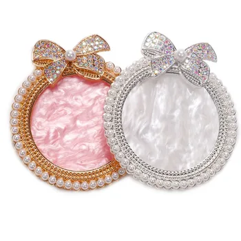 Populárna Nail Paletu Farieb Luk Pearl Diamond Dekorácie na Nechty, Displej Rada Kolo Šperky Zobraziť Dosky 3ks