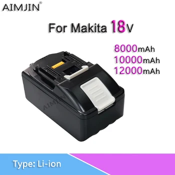 Pre Makita 18V 8000/10000/12000mAh Lítium-iónová Nabíjateľná náradie 18V Náhradné Batérie BL1860 BL1830 BL1850 BL1860B