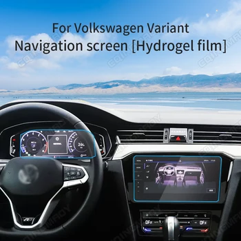 Pre Volkswagen Variant Navigácia navigačný prístroj displej proti poškriabaniu interiéru ochranné Hydrogel film