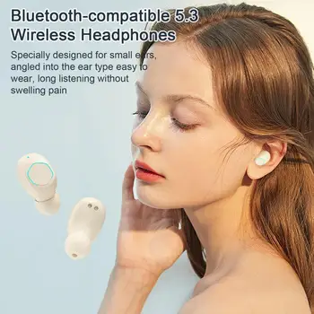 Slúchadlá Stereo Surround LED Digitálny Displej HiFi Zvuk Bluetooth-kompatibilné 5.3 Nízka Spotreba Športové Slúchadlá Domov S