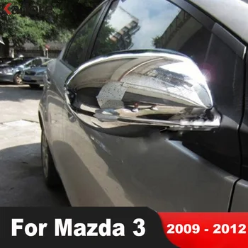 Spätné Zrkadlo Pokrytie Výbava Pre Mazda 3 M3 Za Rok 2009 2010 2011 2012 Chrome Auto Bočné Zrkadlá Spp Zahŕňa Exteriérové Príslušenstvo