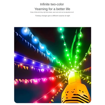 Svetelný Reťazec Krytý Spálňa Svetlo String 7 Metrov 20 Svetlá+2M Rozšírené LED Vhodná Pre Zavesenie Ľahkého Reťazca