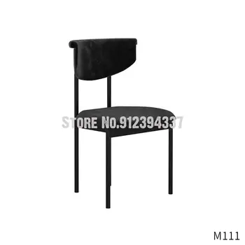 Svetlo luxusné jedálenské stoličky moderný minimalistický malý byt domov stoličky dizajnér 2021 nová reštaurácia, showroom kresle