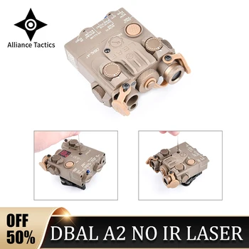 Taktické DBAL A2 Red Dot Laser Baterku, Nylon Plastové Lovecká Zbraň Svetlo Žiadne IČ DBAL Airsoft Pohľad Príslušenstvo Fit 20 mm Železničnej