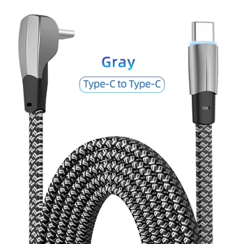 Typ C Typ d Kábel Rýchle Nabíjanie Drôt Herné Koleno Kábel Rýchla Nabíjačka Dátový USB C Kábel Pre Samsung Xiao Huawei 1,2 m 2 m