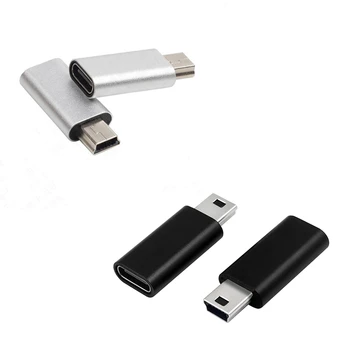 USB C K Mini USB 2.0 Adaptér Typ C Žien Na Mini USB Muž Previesť Adaptér Pre Gopro MP3 Prehrávače Dash Cam