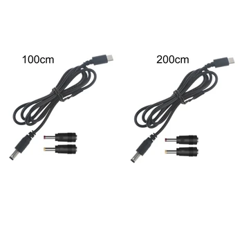 USB Typ C-C-3.5x1.35mm 4.0x1.7mm 5.5x2.1mm PD Spúšť Napájací Kábel 12V Dropship