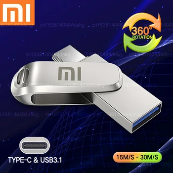 Xiao Mini 2TB 3.0 Kovové Usb Flash Disk 1 TB Pen Drive vysokorýchlostné Pamäťová karta memory Stick 512 gb diskom U Diskov kl ' úč Usb 3.0 Pamäť