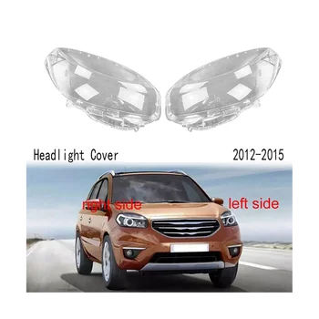 Ľavý Reflektor Shell Tienidlo Lampy Transparentný Kryt Objektívu Kryt Svetlometu pre Renault Koleos 2012-2015