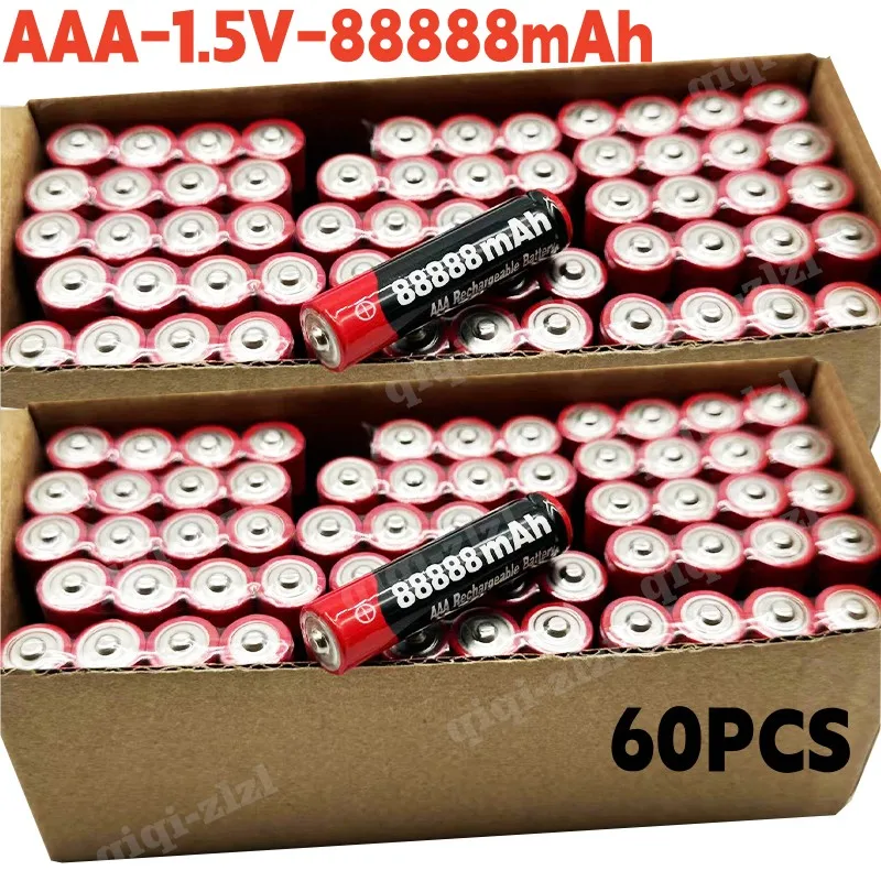 88888 mAh vysokou kapacitou AAA grade nabíjateľná batéria, originál 1,5 V, vhodný pre LED svietidlá, hračky, MP3 a iné zariadenia - 0