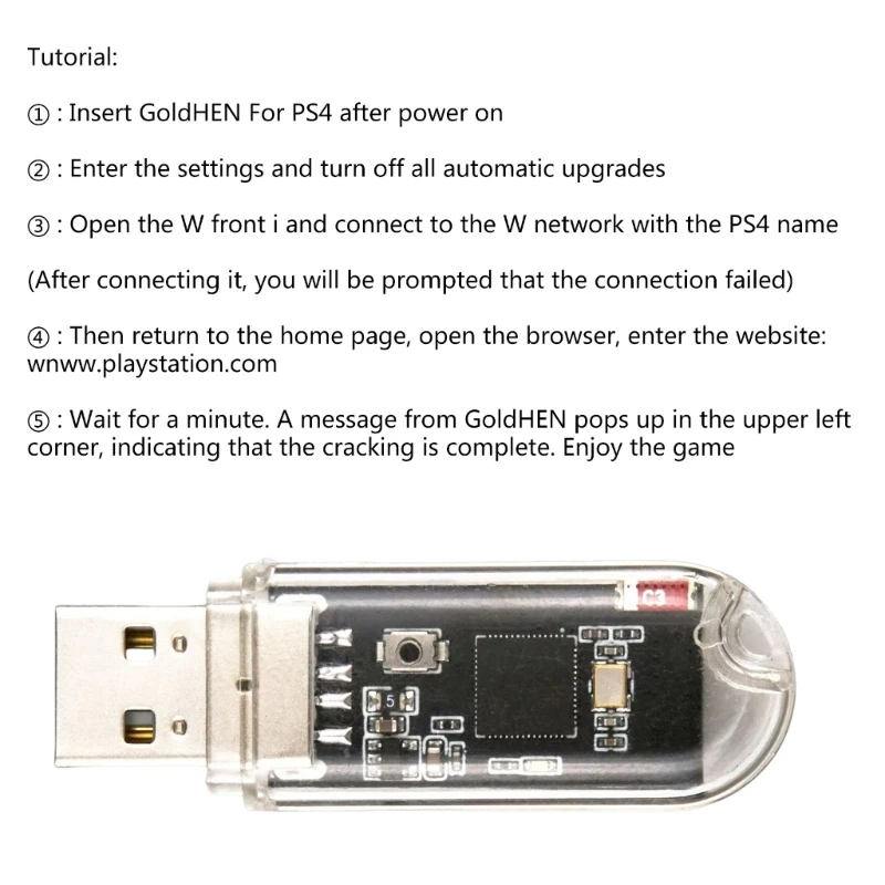 Mini hardvérový kľúč USB Adaptér Prijímač Pripojte a Používajte s Stabilné Výkony pre P4 9.0 Systém Krakovania - 3