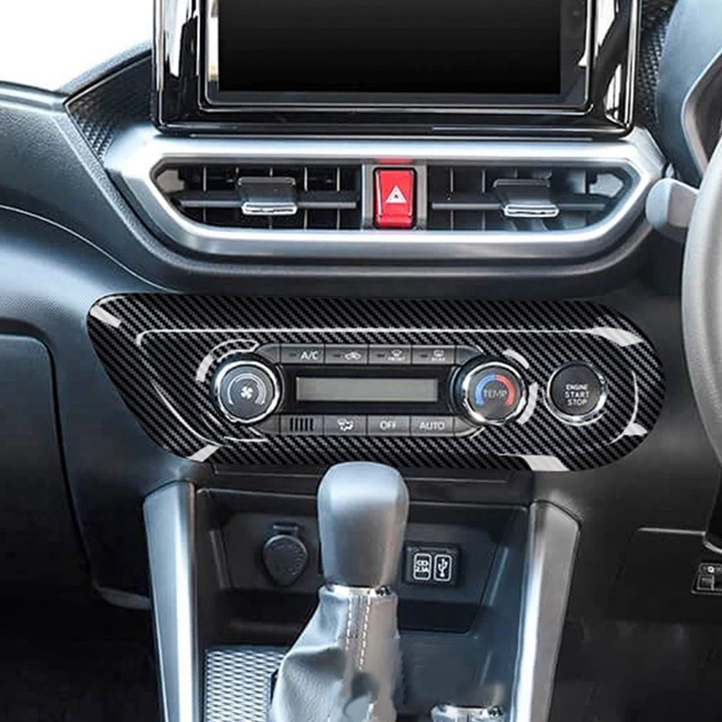 RHD Pre Toyota Raize 2022-2023 Centrálne Riadenie Prevodový Panel Výbava Vzduchu/C Tlačidlo Rám odvzdušňovací Dekor Kryt Interiéru Súpravy - 1