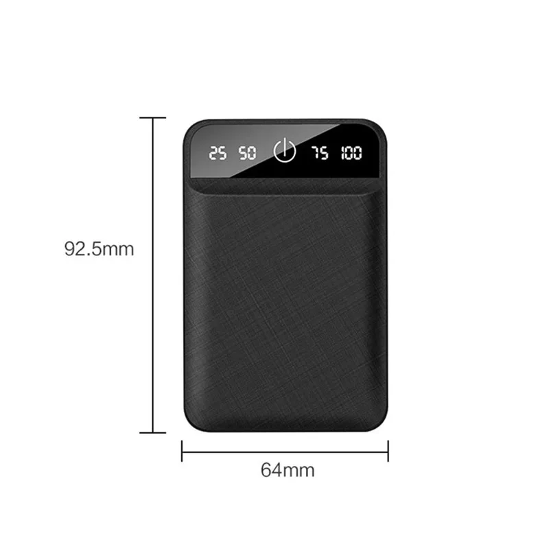 Mini Power Bank Batérie 50000mAh Prenosné Rýchle Nabíjanie Digitálny Displej Duálny USB Nabíjačka pre iPhone,Xiao,Huawei - 4
