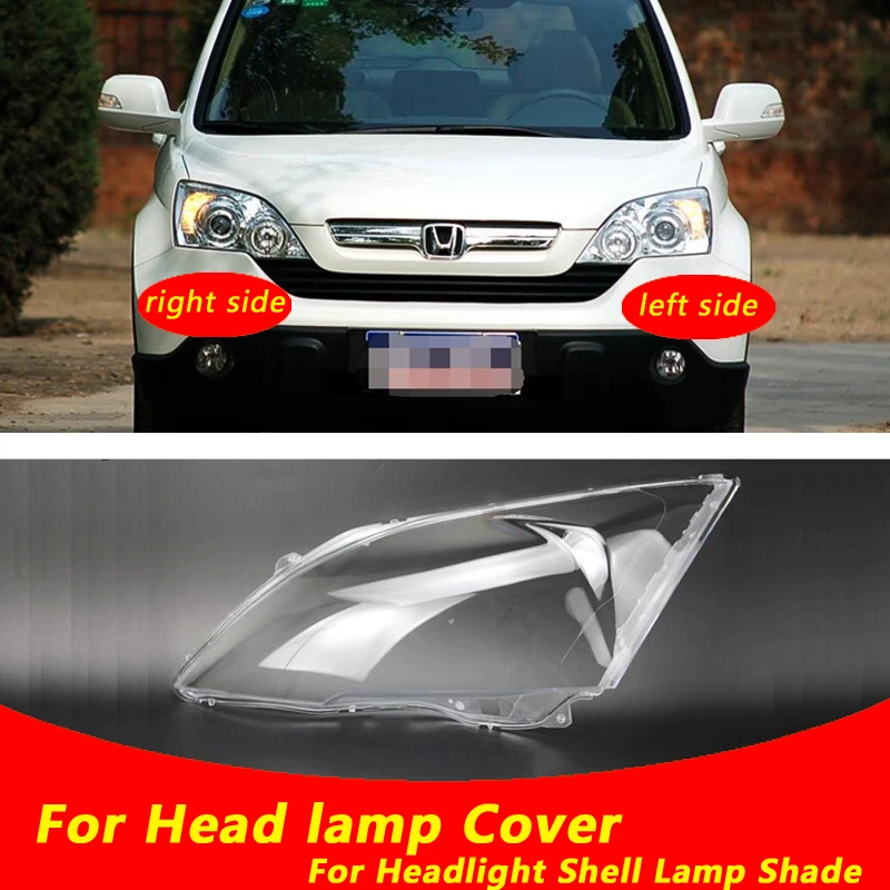 Použitie Pre Honda CRV 2007-2011 C-RV Transparentný Kryt Svetlometu Tienidlo Lampy Predného Svetlometu Shell Tienidlo Objektívu shell - 1