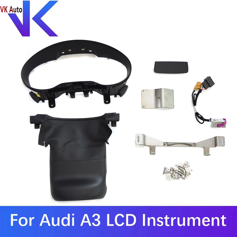 Pre Audi A3 Virtuálny Kokpit LCD Prístrojový Rám Rámec Auta - 0