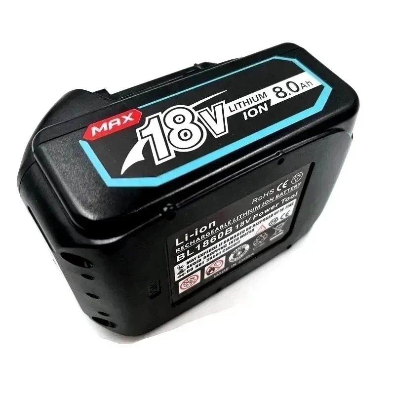 100% Originálne Upgrade BL1860 Batérie 18V 8000mAh Li-ion Makita Batérie 18V BL1840 BL1860 BL1850 BLxt 400 + Nabíjačka - 4