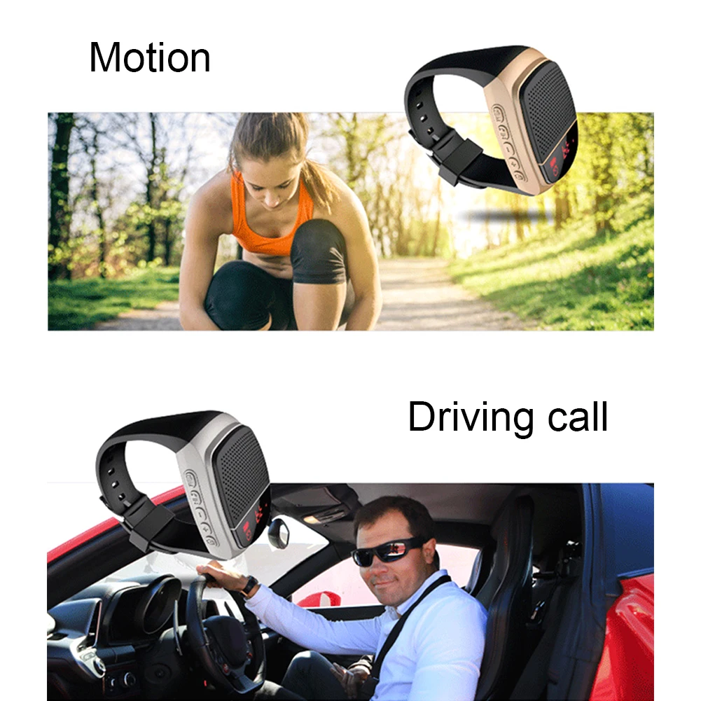 Bluetooth-Kompatibilné Športové Hudby, FM Rádio, Pozerať USB Nabíjanie Zápästie Audio Selfie Hodinky pre Beh/pešia Turistika - 2